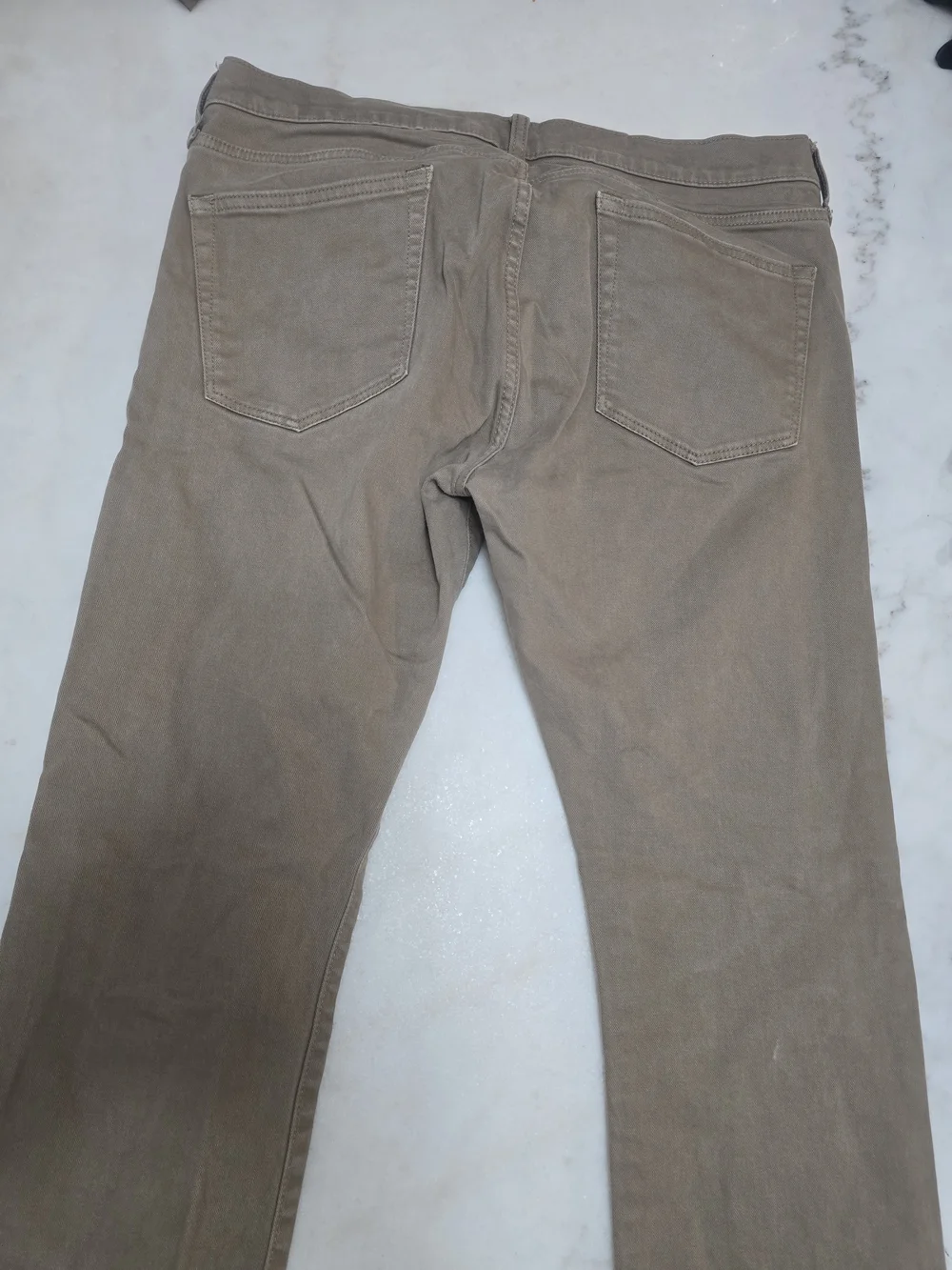 J. Crew Men's Straight-Fit Garment-Dyed Five-Pocket Pants - Olive